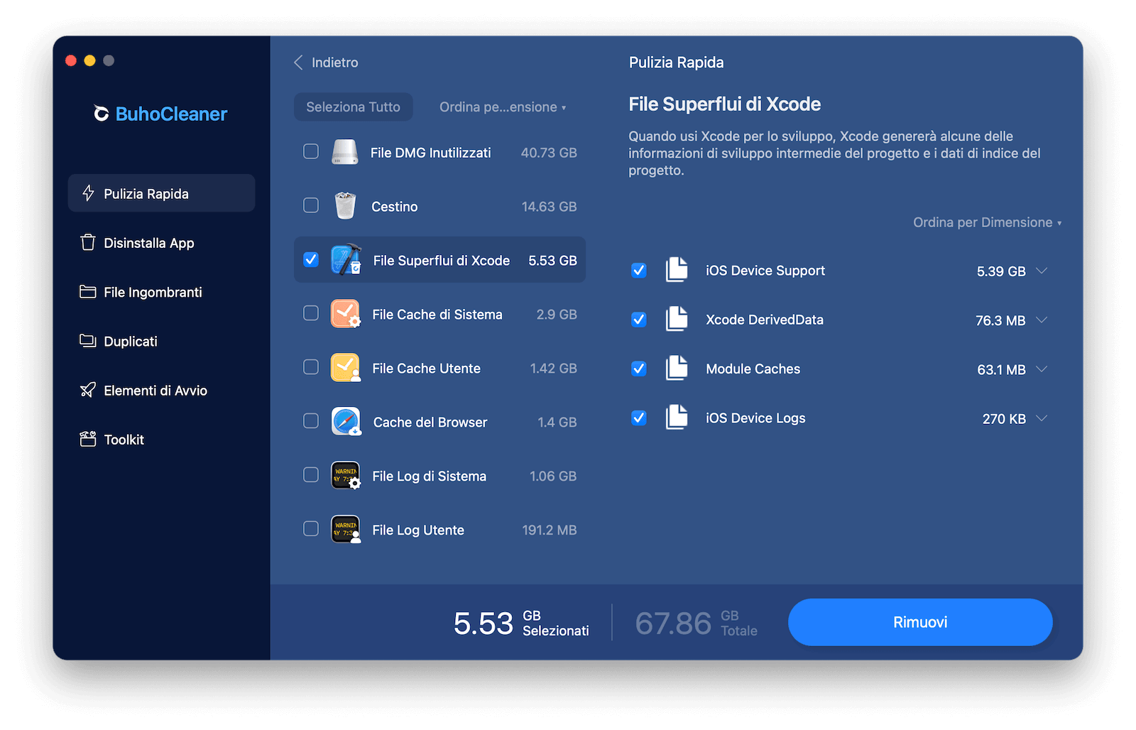remove-unnecessary-files-xcode-buhocleaner.png