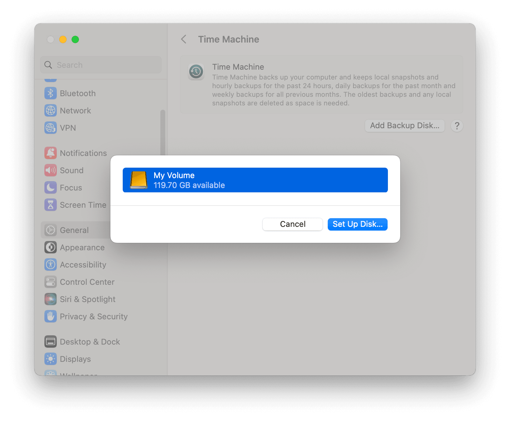 Set Up Disk