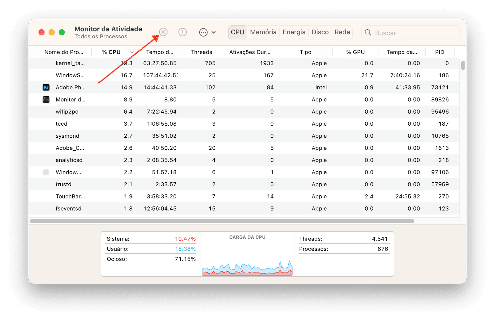 Stop Resource Hungry Processes with Acitivty Monitor