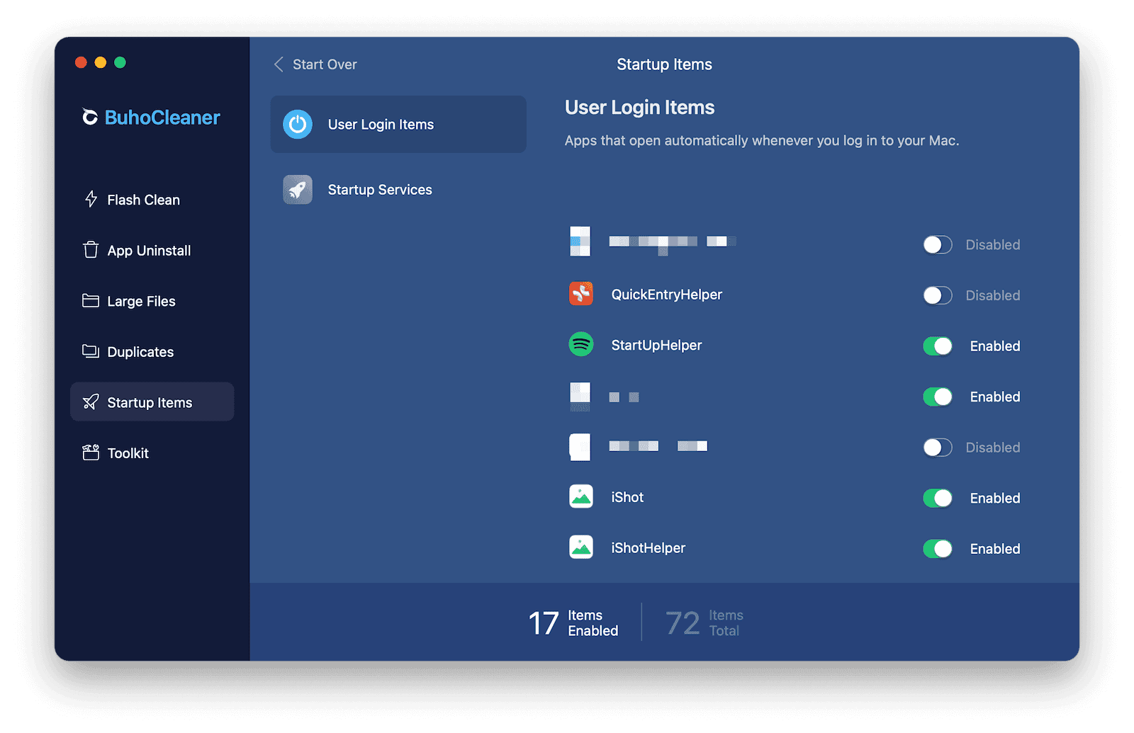 Stop Spotify from Launching on Mac Startup with BuhoCleaner
