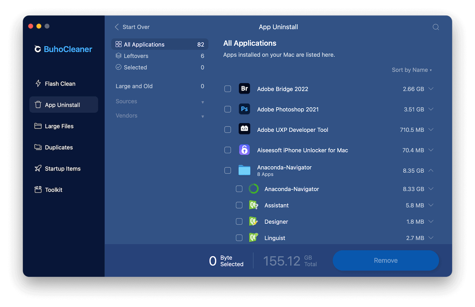Uninstall Unwanted Apps on Mac with BuhoCleaner