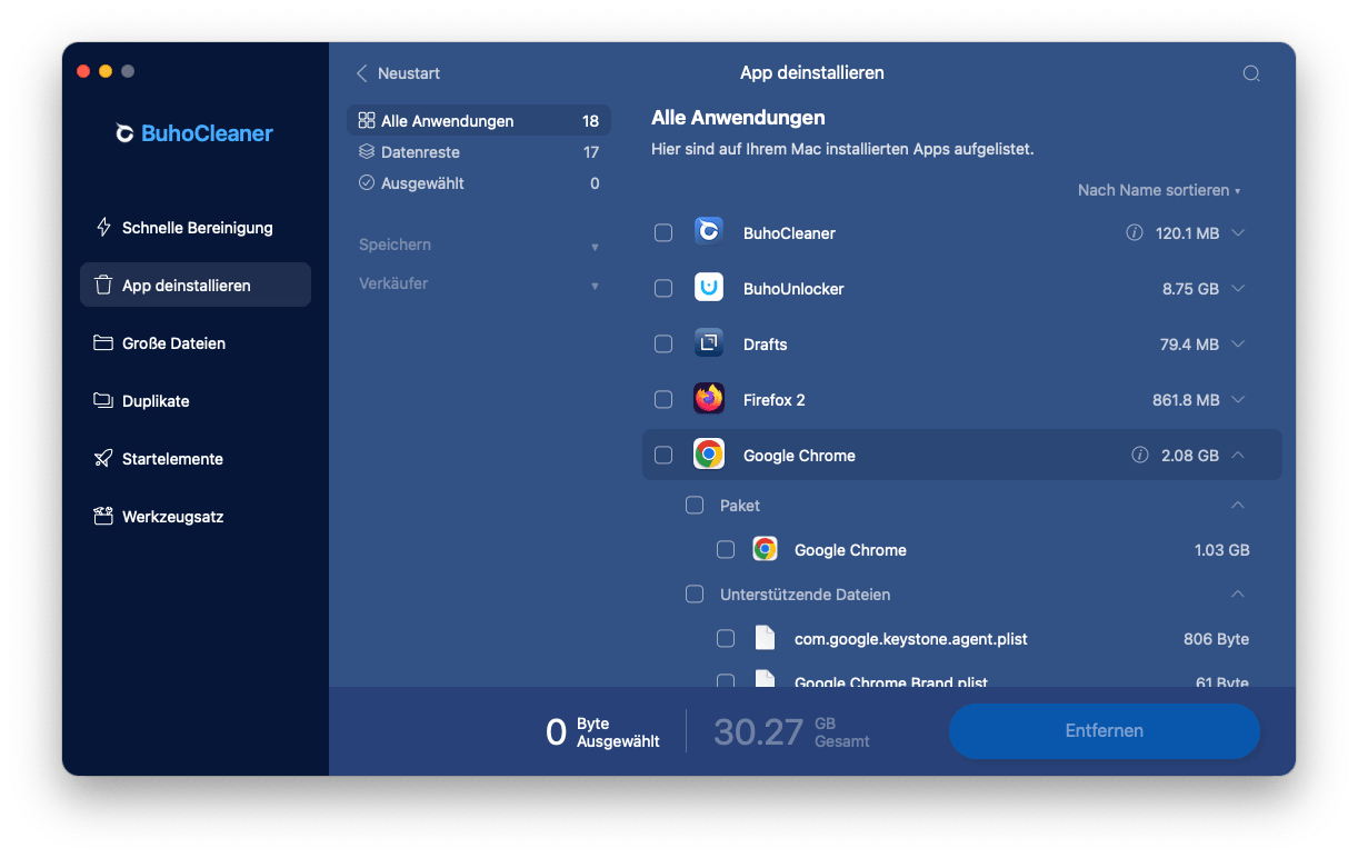 Uninstall Unwanted Apps Using BuhoCleaner