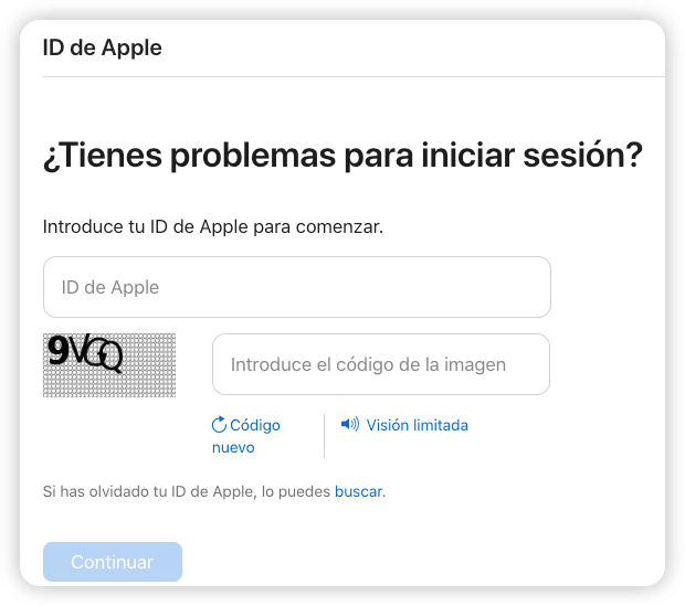 Unlock Apple ID with Apple iforgot