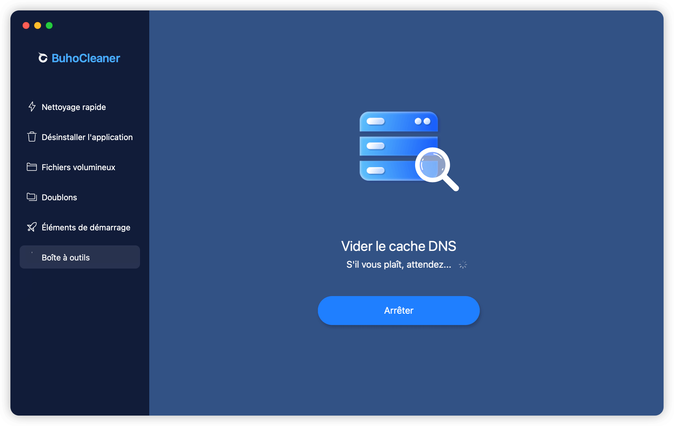 Vider en cours de cache DNS