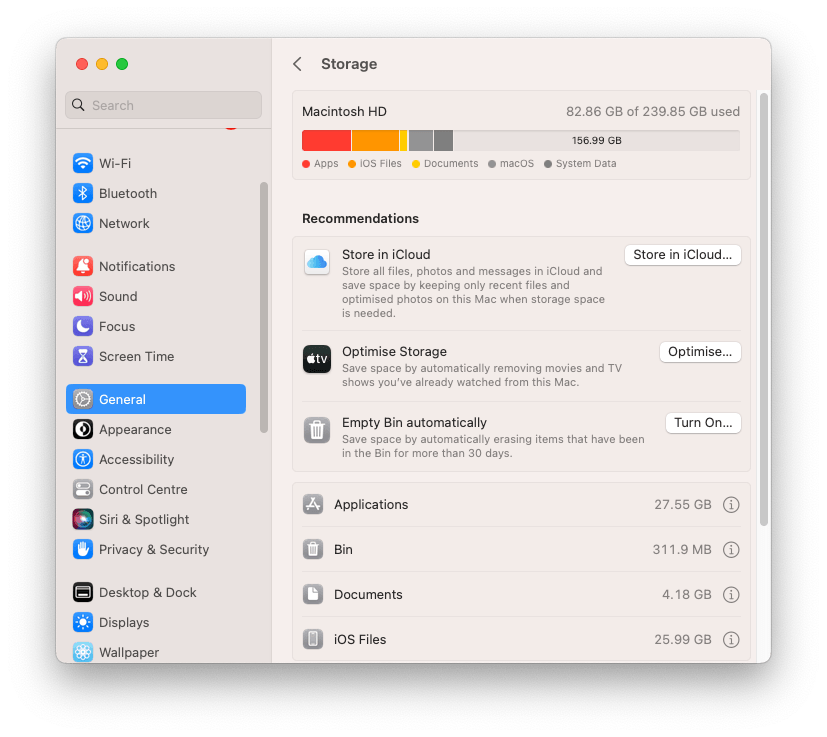 View iOS Files on Mac