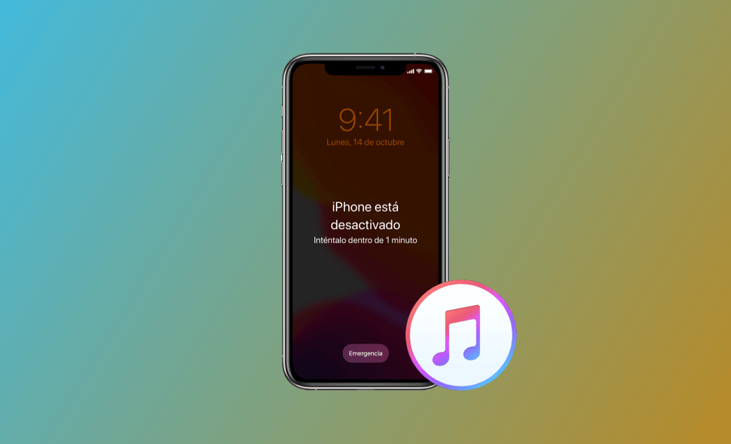 [4 formas] iPhone desactivado conectarse a iTunes