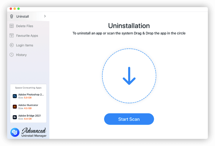 최고의 Mac 클리너 소프트웨어 - Advacned Uninstall Manager