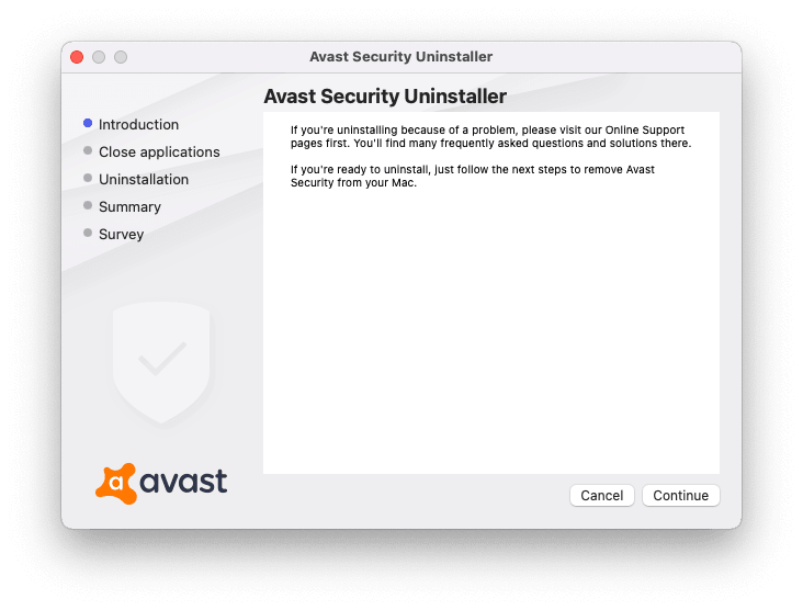 Avast Security Uninstaller