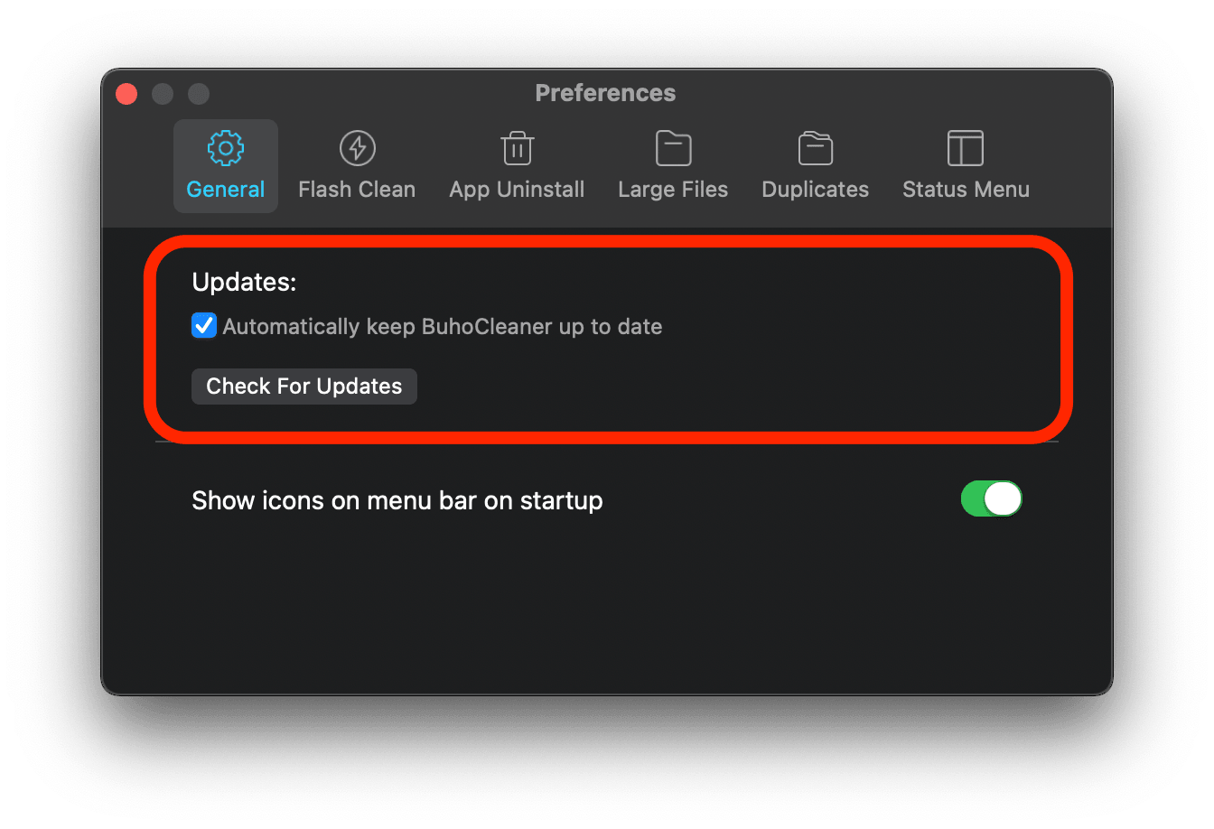 BuhoCleaner Automatically Update