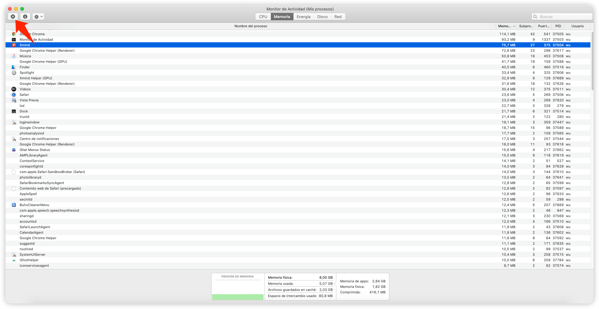 Check RAM Usage on Mac
