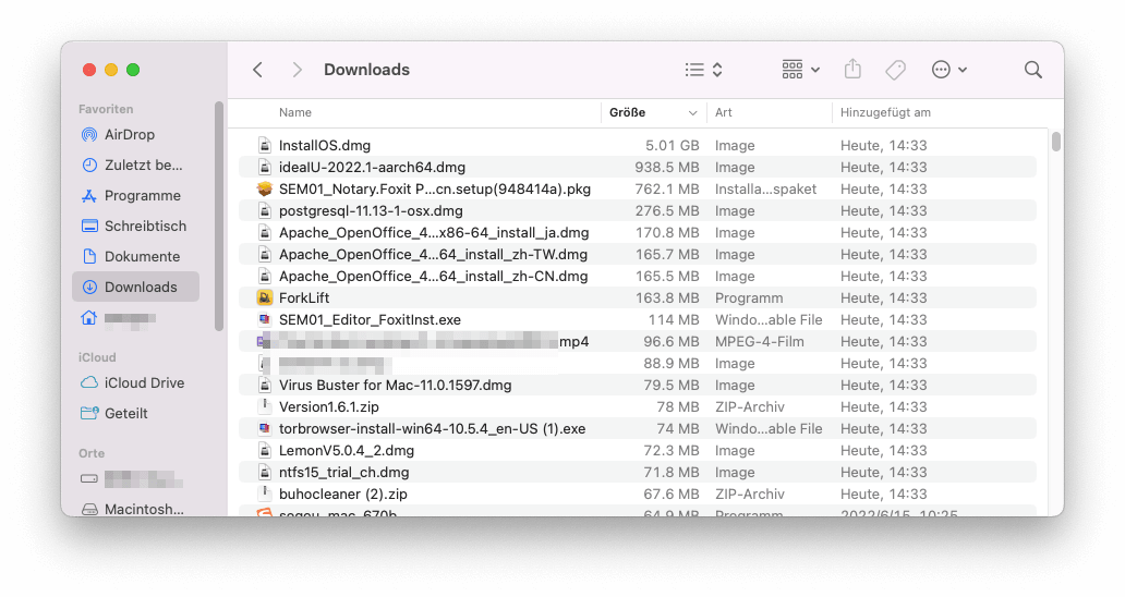 Clear Download Folder on Mac