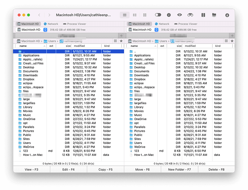 Best Mac File Manager - Commander One