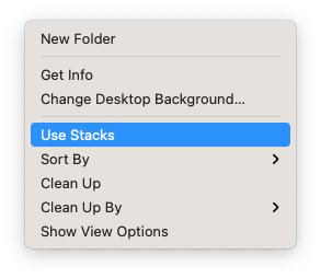 Declutter Desktop on Mac