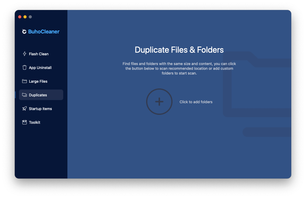 Duplicate File Finder - BuhoCleaner