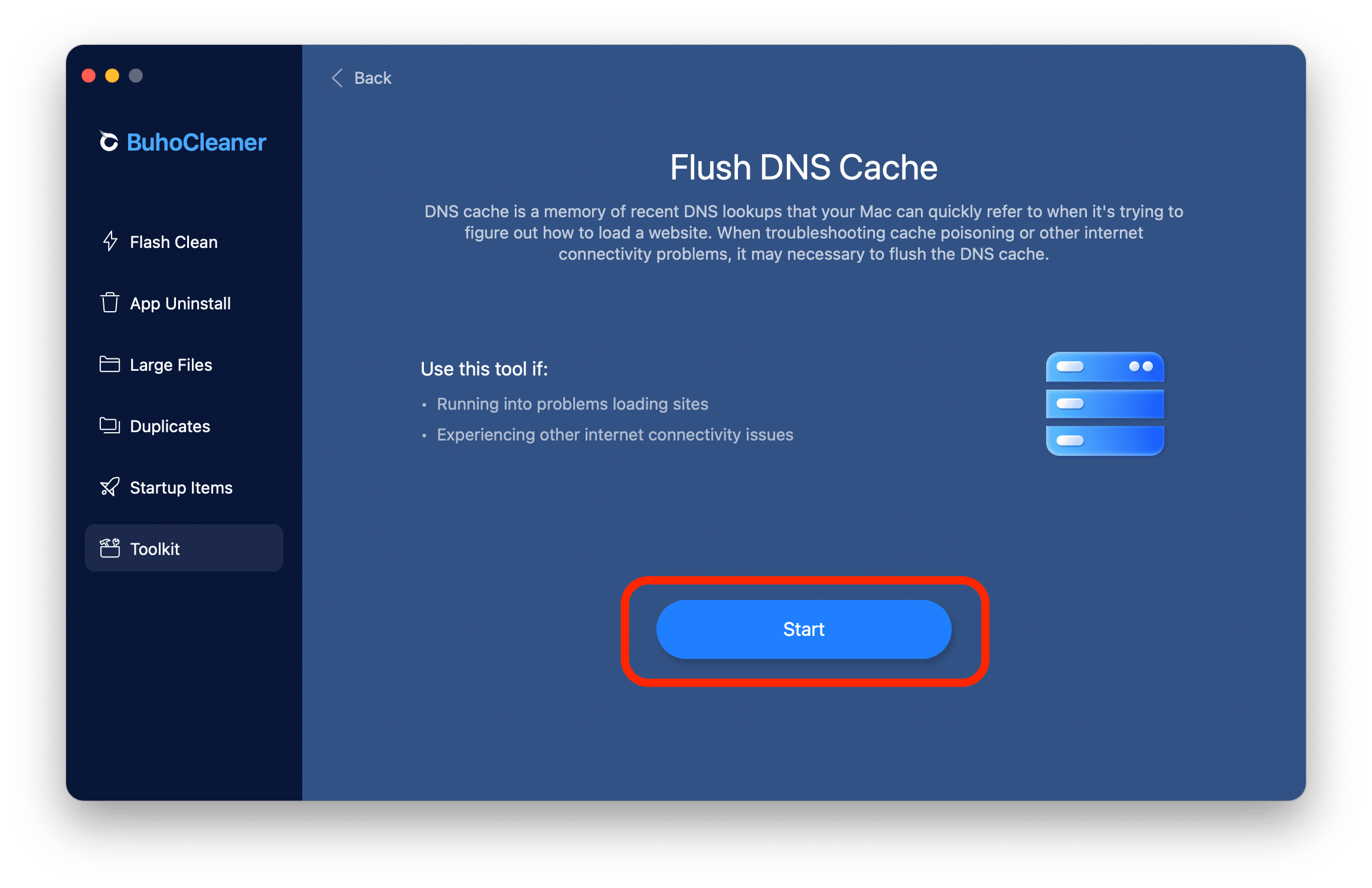 Flush DNS Cache Start 