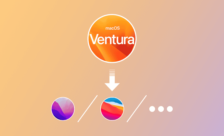 macOS VenturaをMonterey 以前にダウングレードする3つの方法