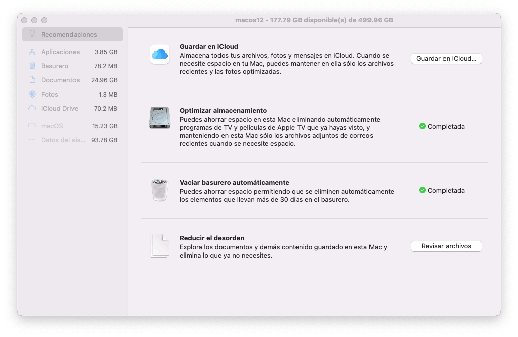 Optimize Mac Storage