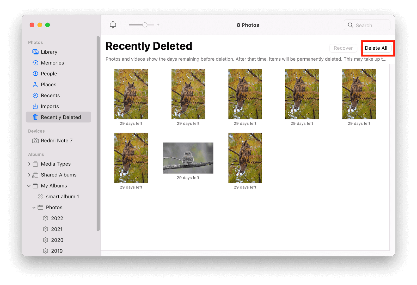 Permanently Delete Duplicate Photos on Mac