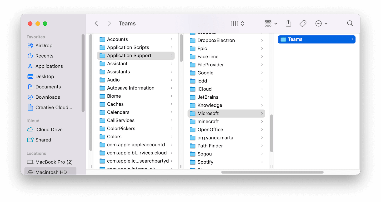 Remove Teams' Related Files on Mac