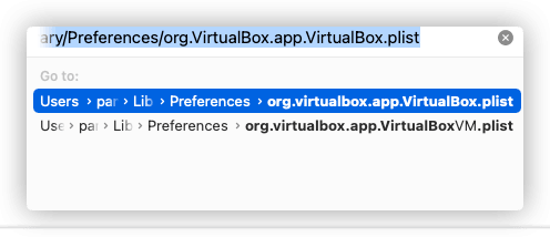 Remove VirtualBox Related Files with Finder