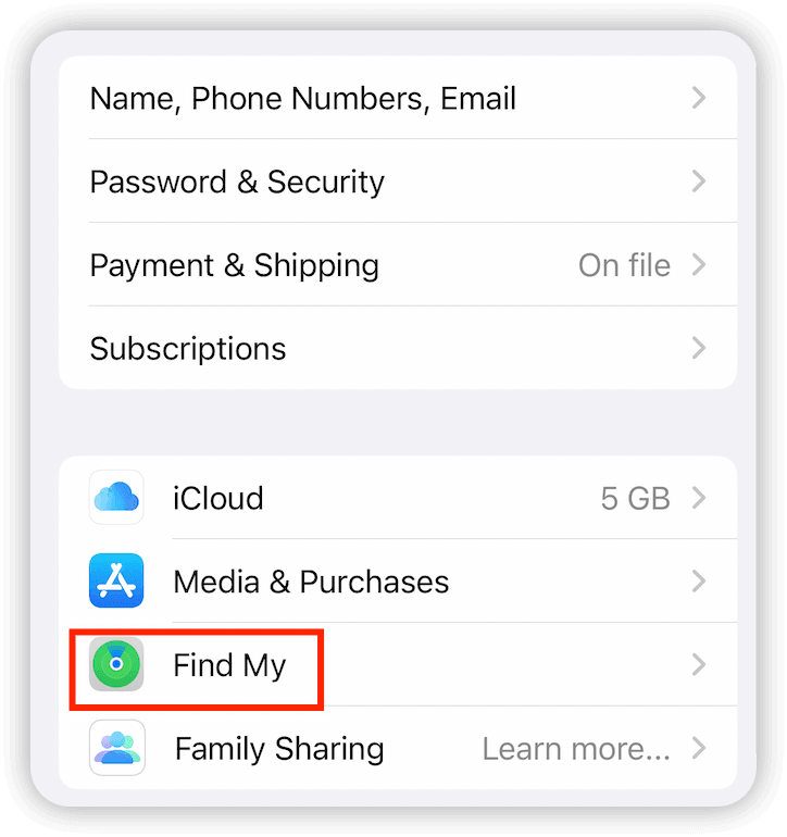 Turn off Find My iPhone on iOS 13 and Later -2