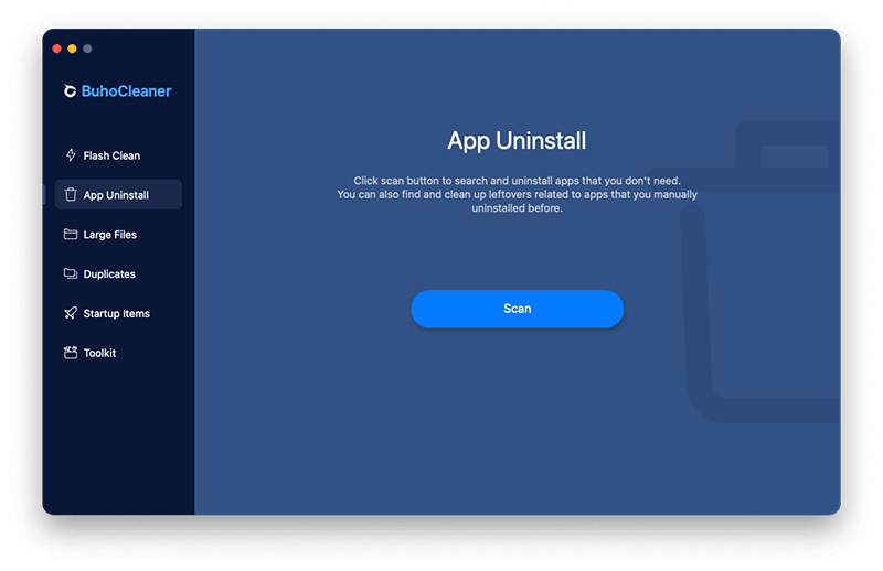 Uninstall Apps with BuhoCleaner