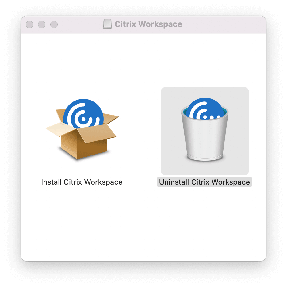 Manually Uninstall Citrix Workspace on Mac