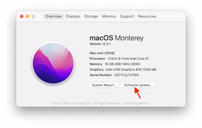 Check and Update macOS