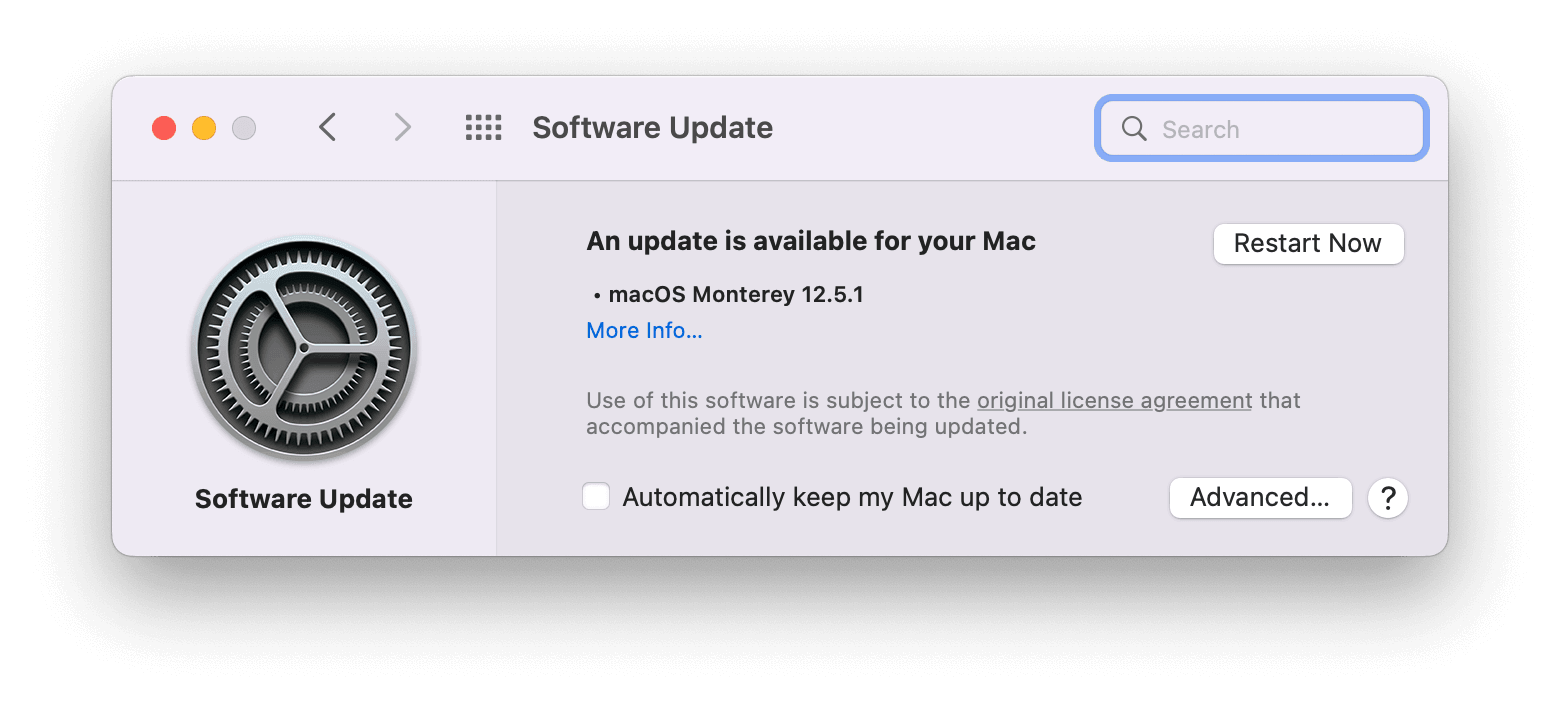 Check Software Update
