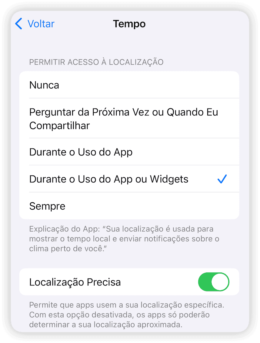 Para corrigir os problemas dos widgets de tempo do iOS 17 na tela de bloqueio