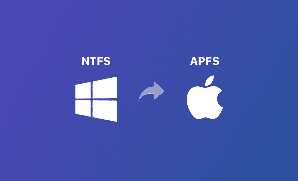 convert NTFS to APFS