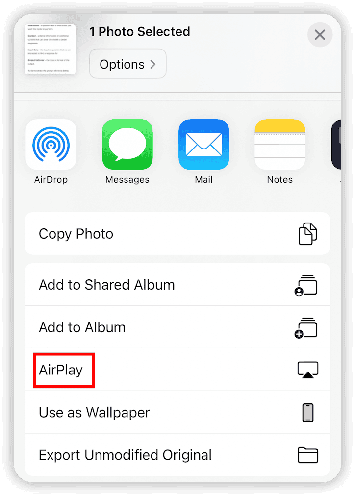 AirPlay iPhone to Mac