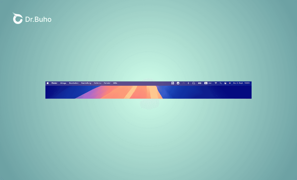 Afficher la barre de menu Mac en permanence