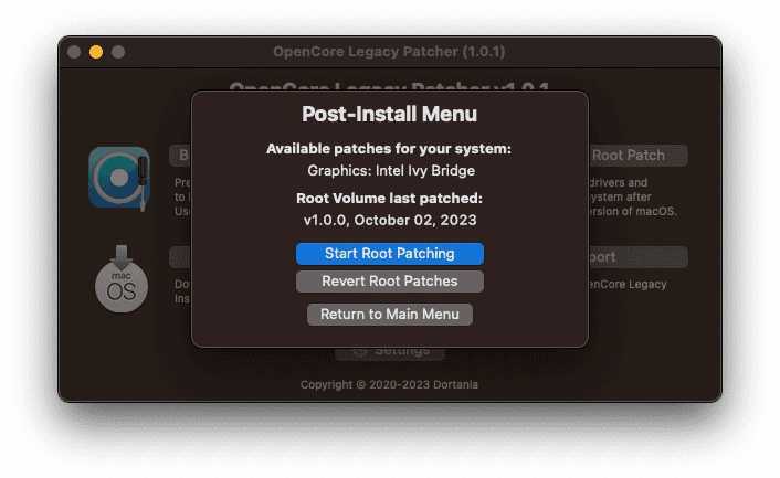 Apply Post-Install Root Patches