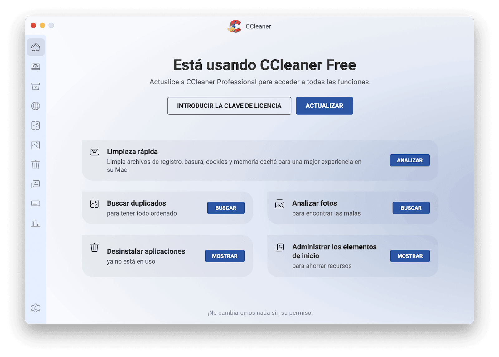 mejores alternativas a CleanMyMac - CCleaner