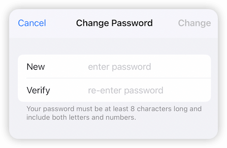 Change Apple ID Password