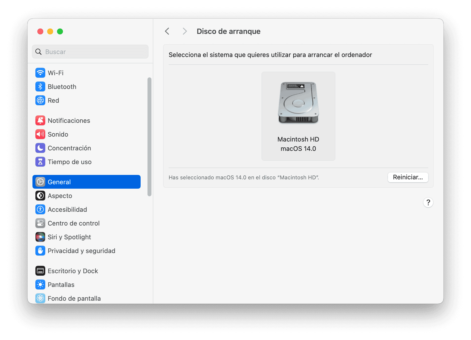 Change Default Startup Disk on Mac