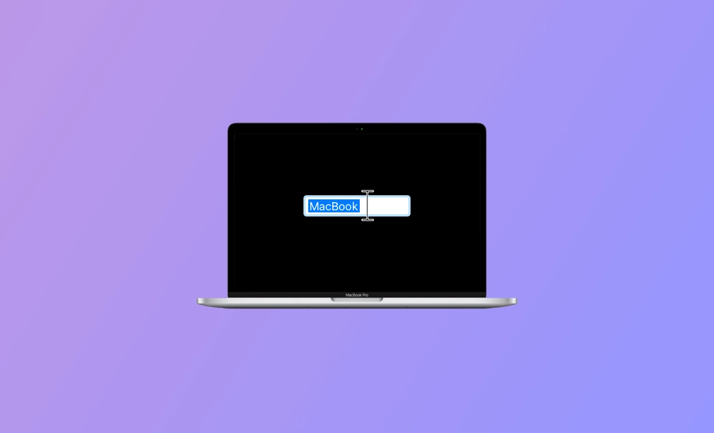 macbook name ändern