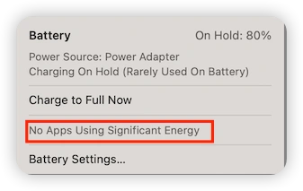 Check Apps Using Significant Energy