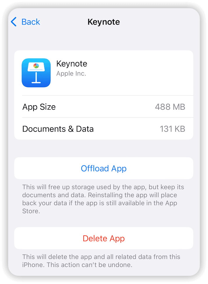Clear App Cache on iPhone