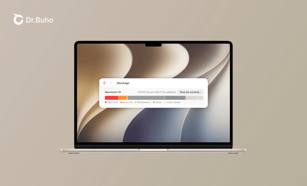 supprimer les données système Mac