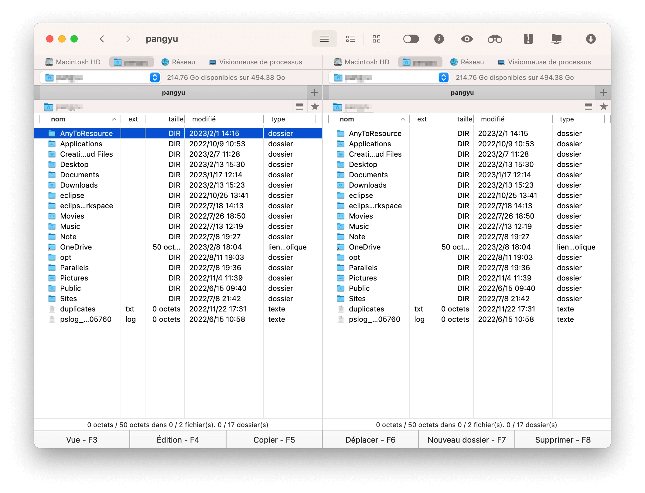 Meilleurs Gestionnaires de Fichiers pour Mac - Commander One
