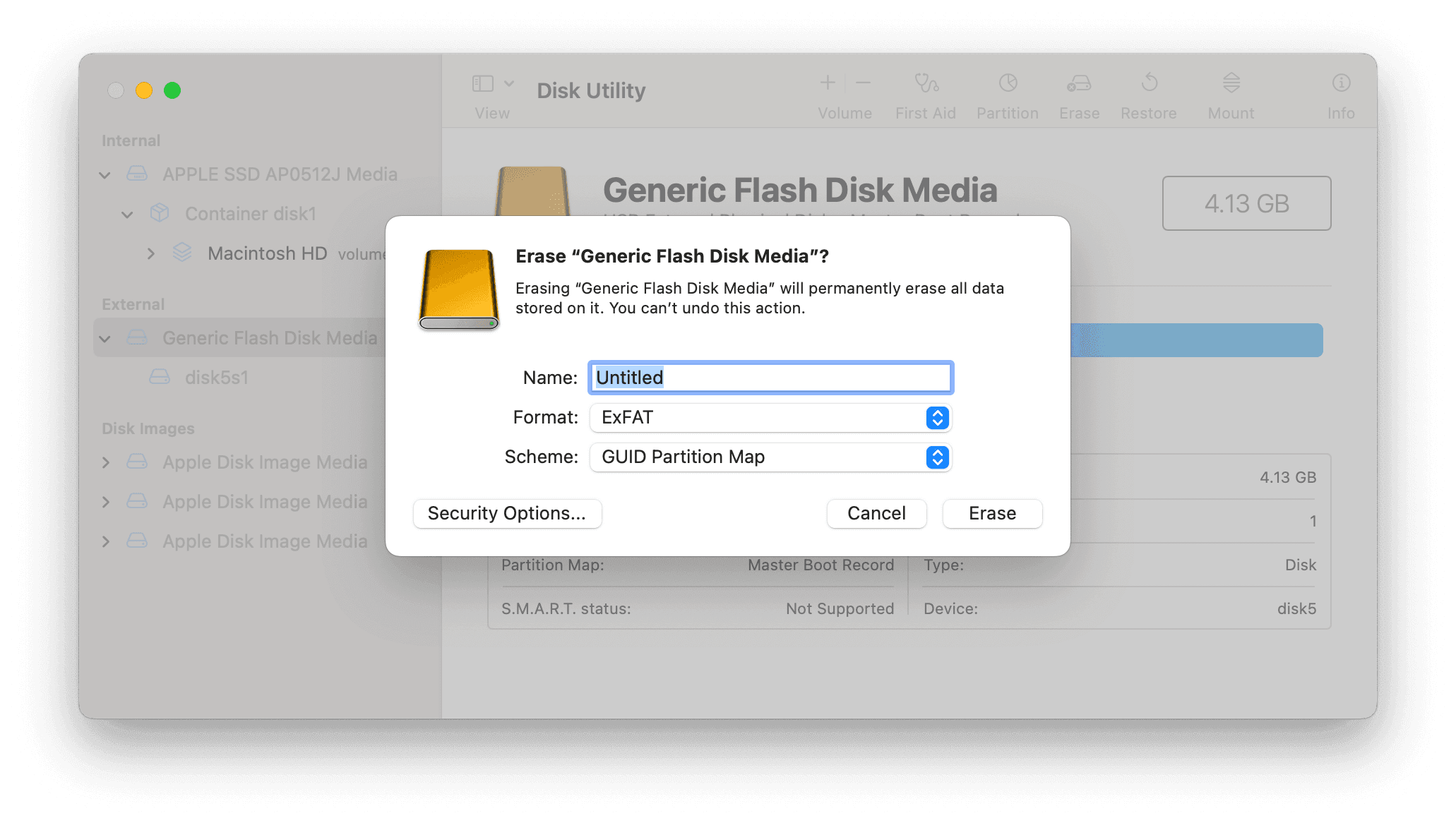 format USB to exFAT format USB to exFAT