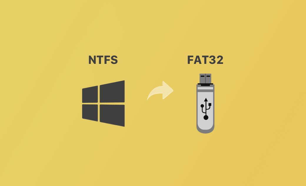 NTFS in FAT32 umwandeln