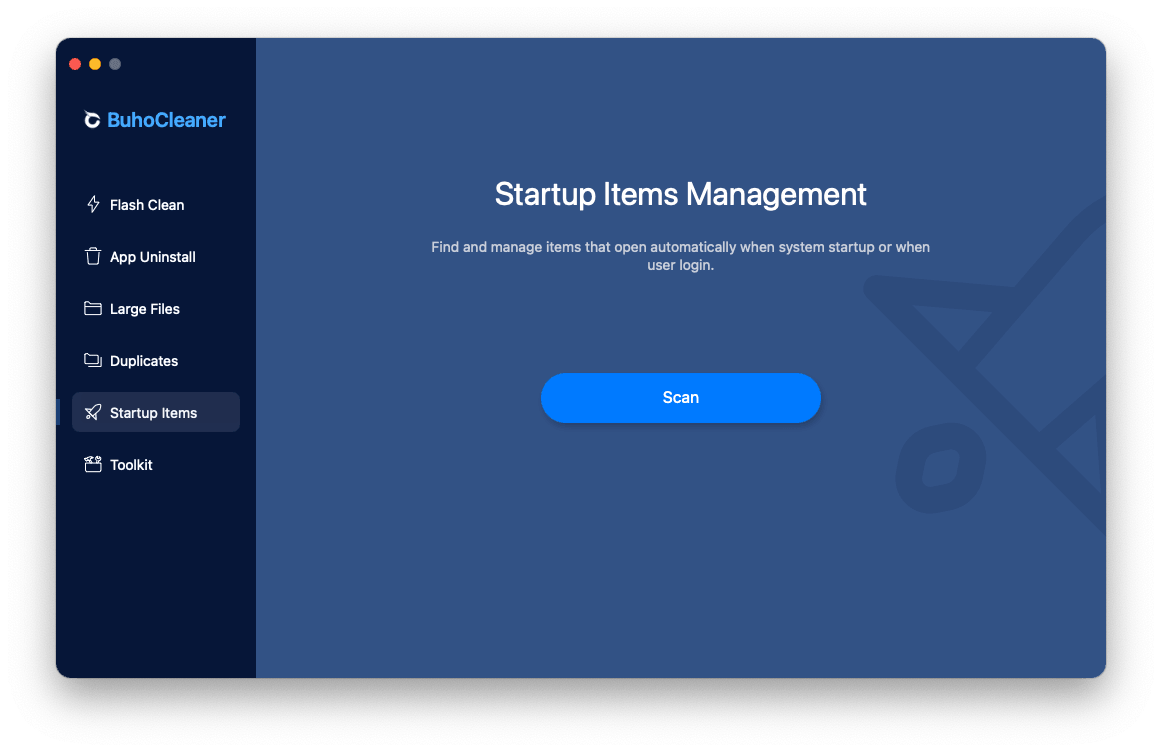 Quickly Manage Startup Apps and Services on Mac with BuhoCleaner