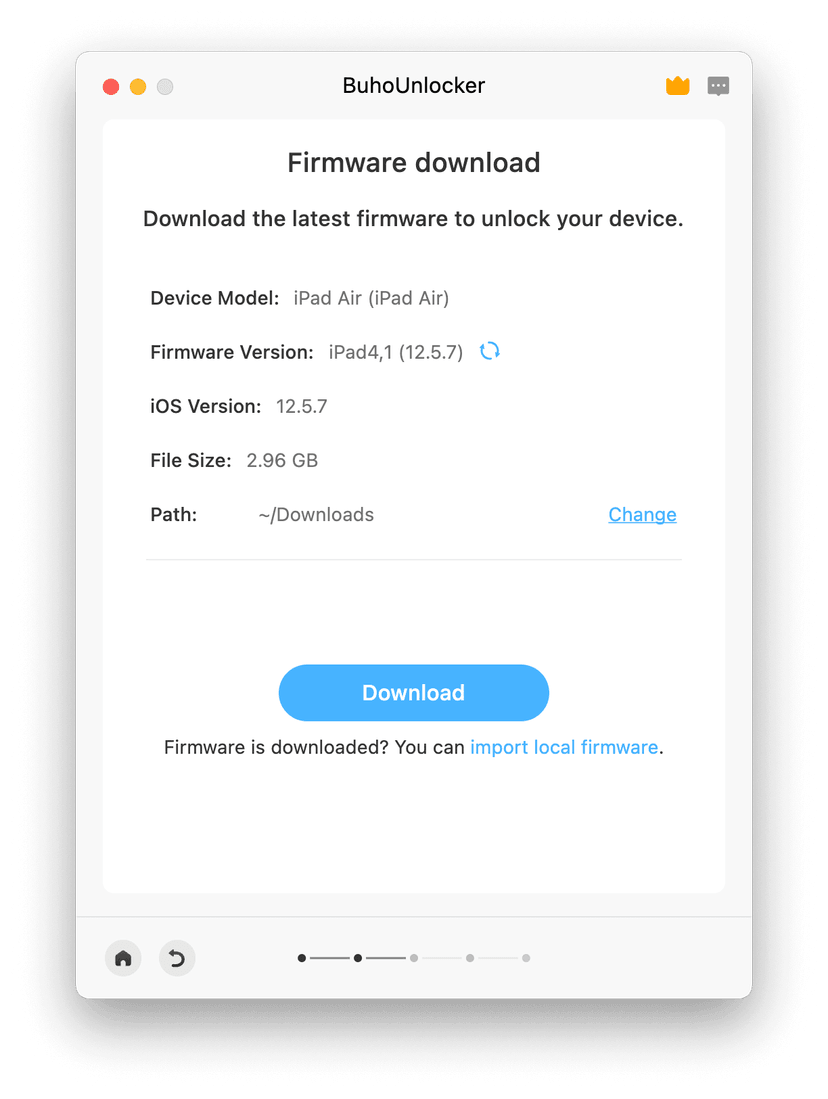 Download Firmware for iPad