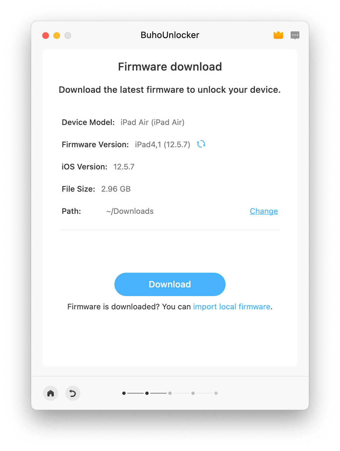 Download Firmware for iPad