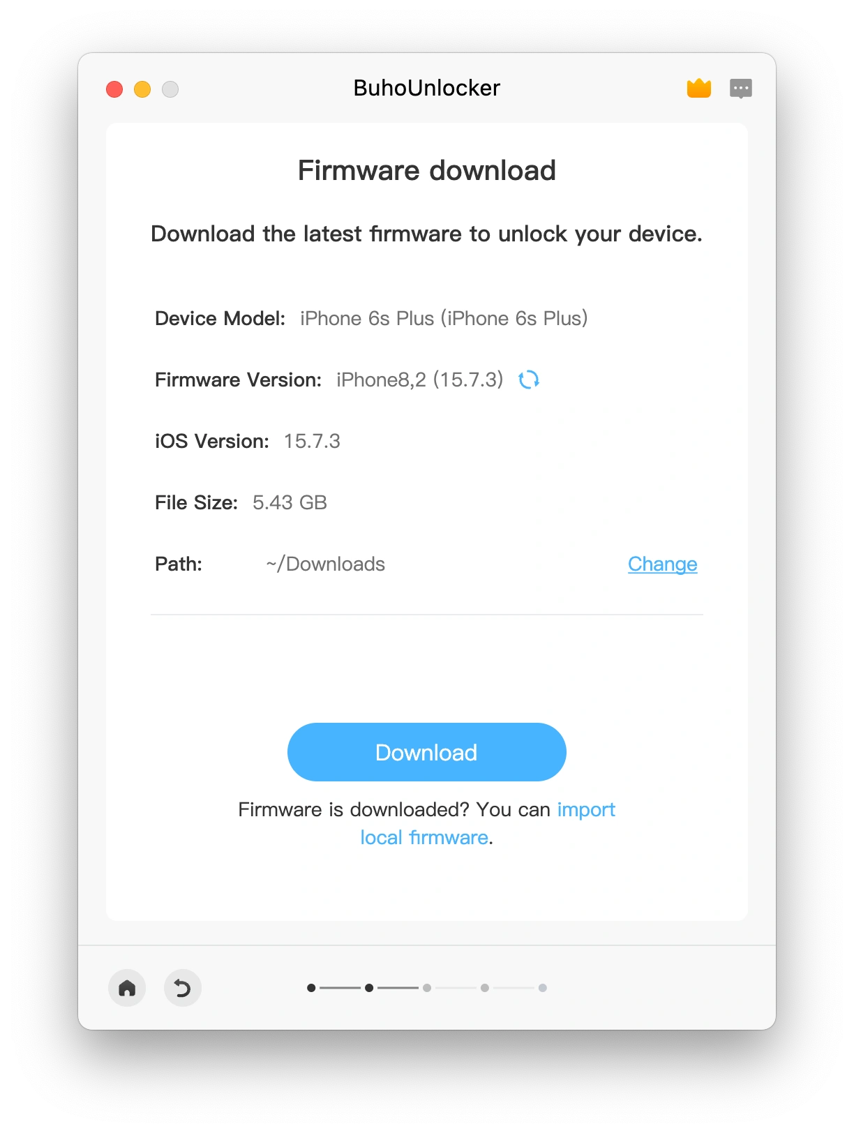 Formatear iPhone bloqueado - Descarga el Firmware