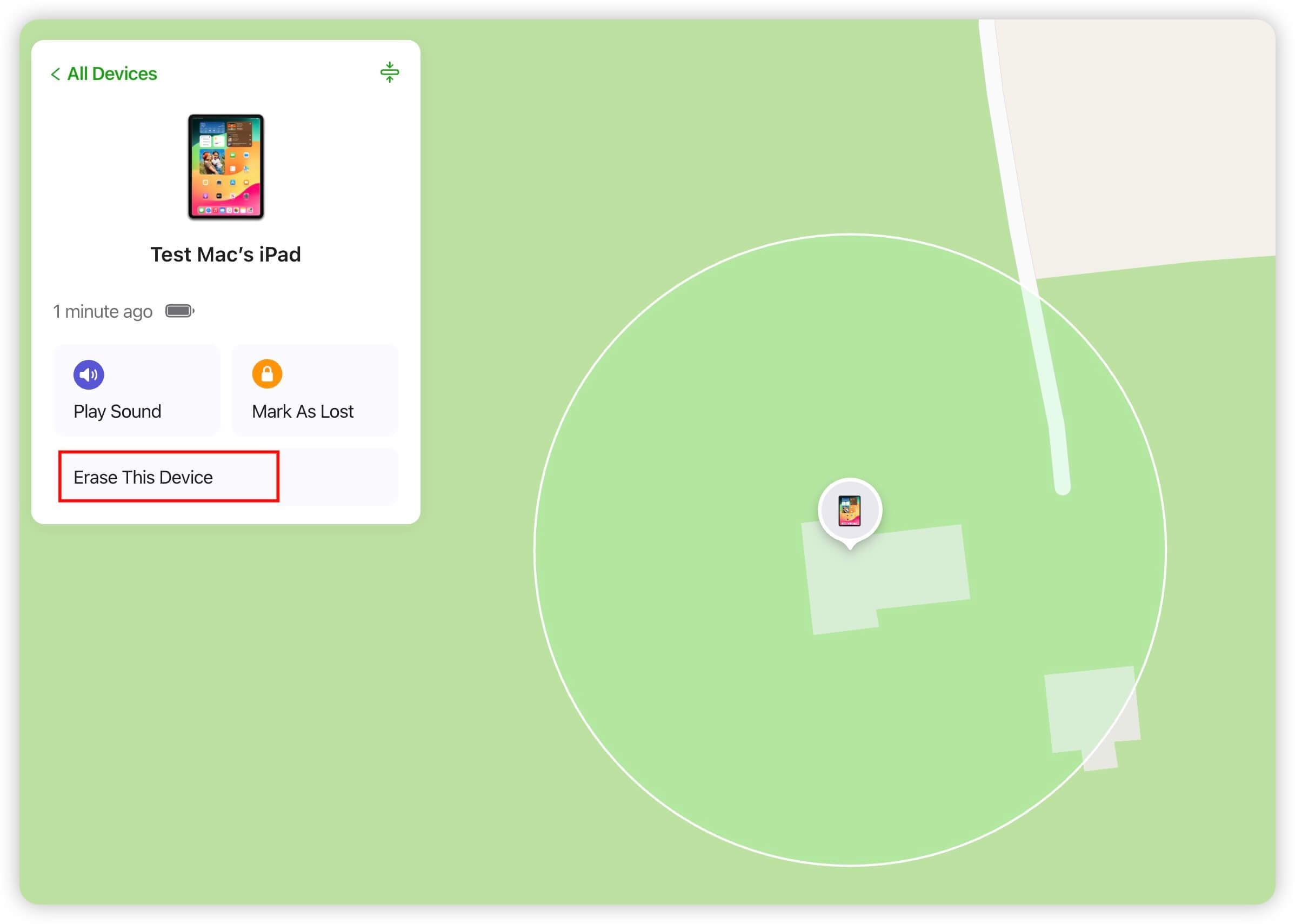 How to factory reset iPad remotely via Find My