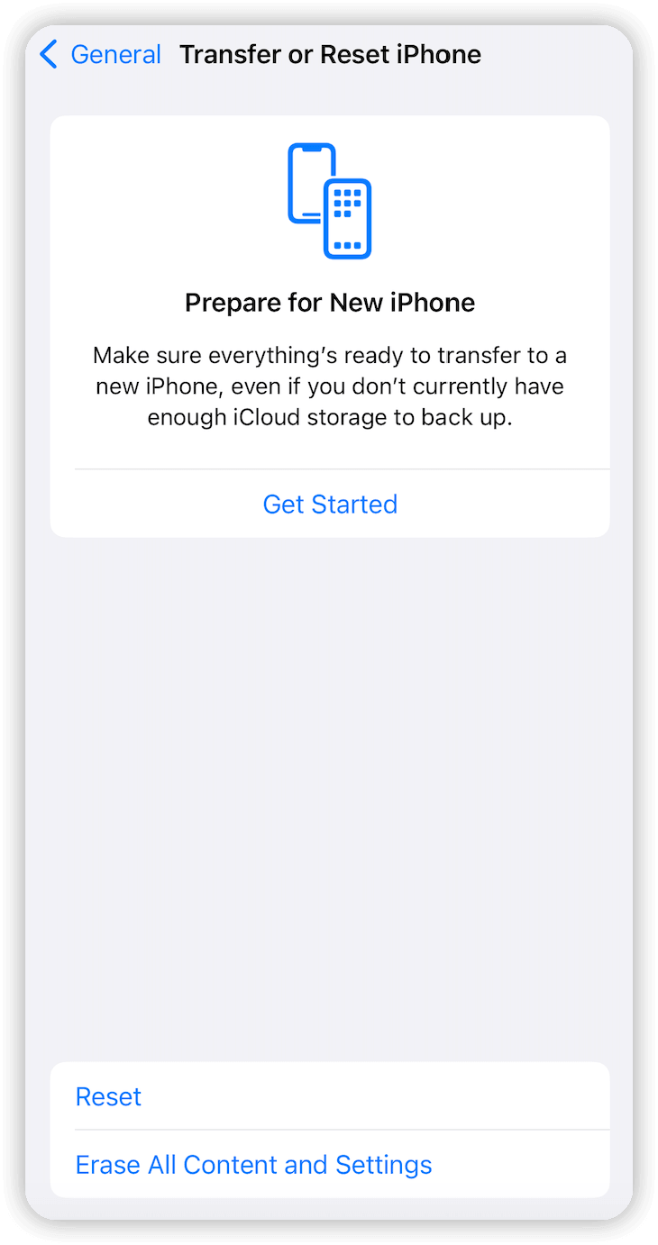Erase All Content and Settings on iPhone to Reinstall iOS